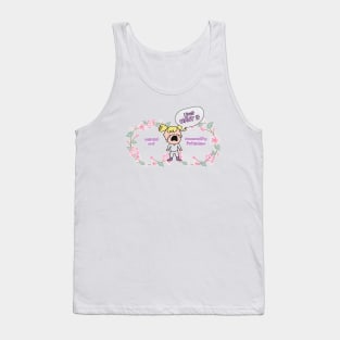 Cartoon Venn Kid 'I Want It!' By Abby Anime (c) Tank Top